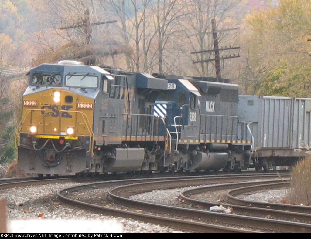 CSX 5322 & HLCX 6328